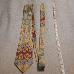 The Art Institute Of Chicago Multicolor Design Men's Necktie 3.75"x 56" All Silk